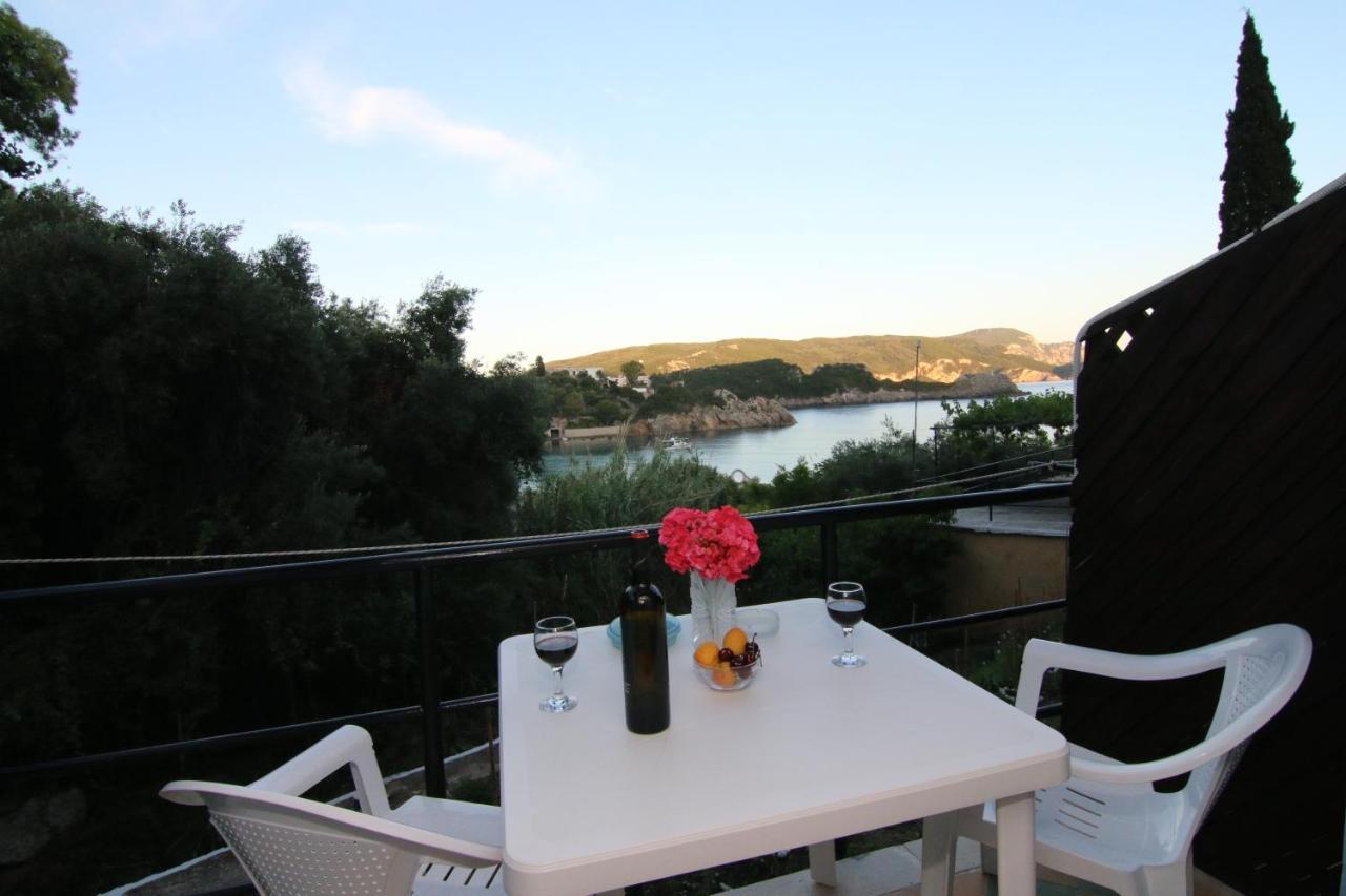 Ferienwohnung Sea Breeze Paleokastritsa Exterior foto